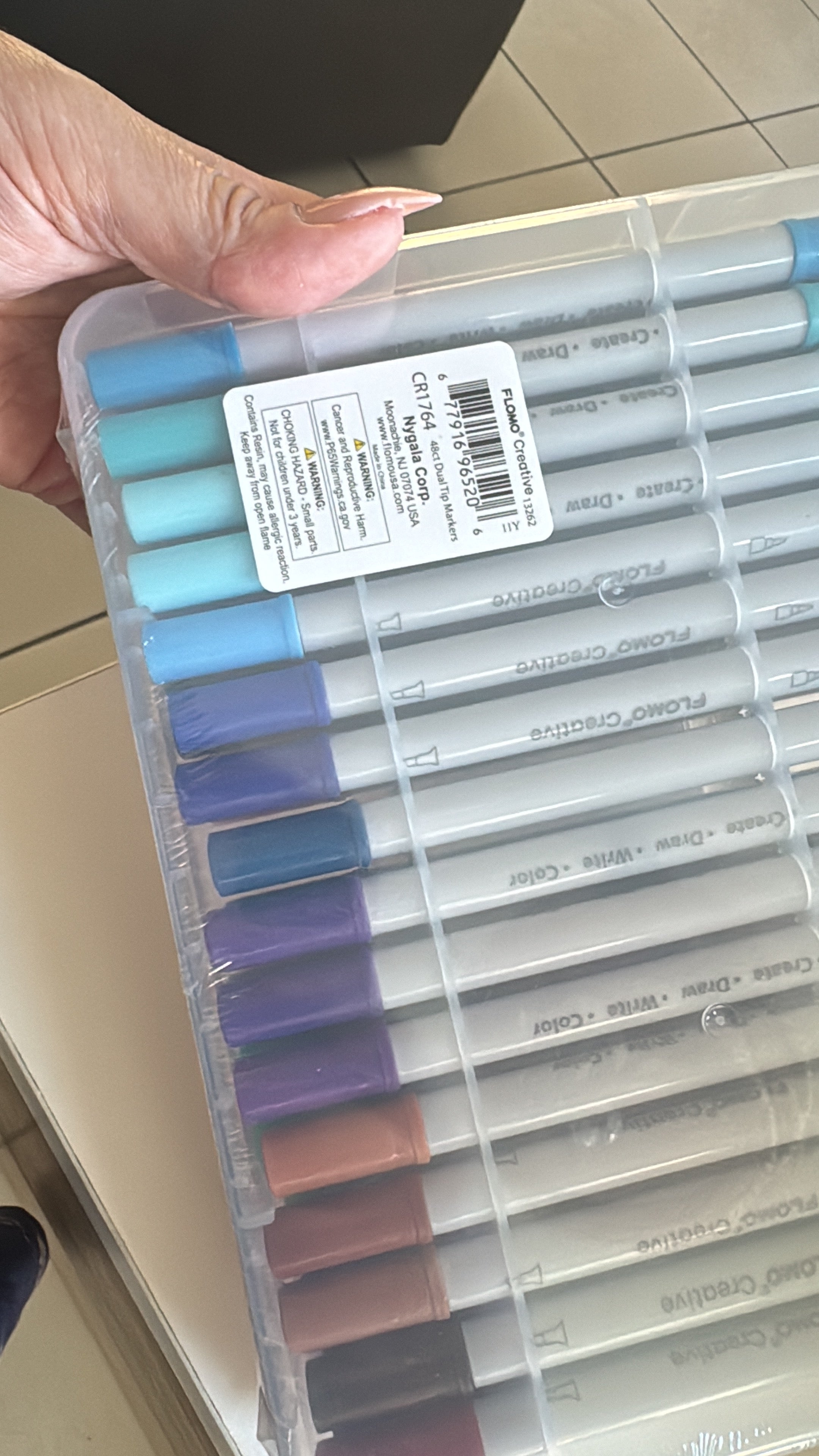 Dual Tip Alcohol Markers 48 count