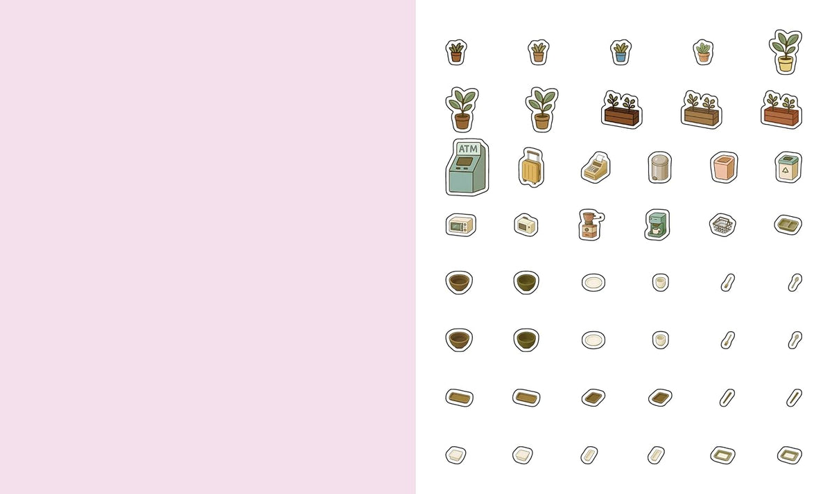 Cute N' Cozy Convenience Stores Sticker Therapy