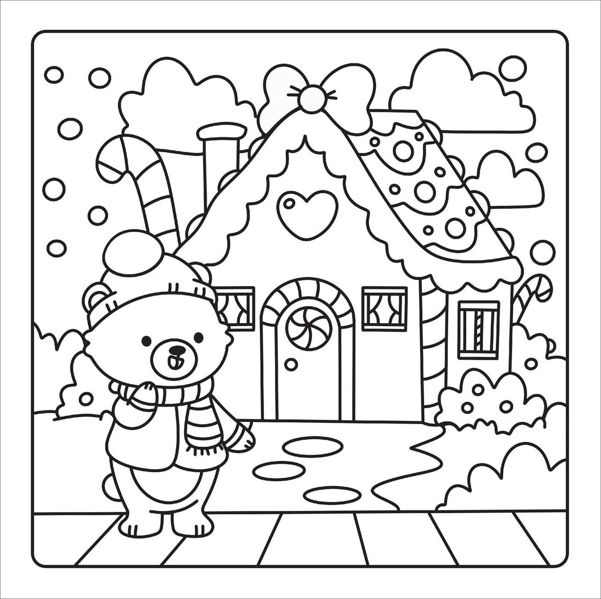 Pre Order-Christmas Cuties Cozy Coloring- Elena Aiello