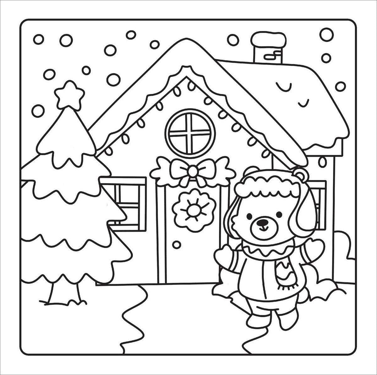 Pre Order-Christmas Cuties Cozy Coloring- Elena Aiello