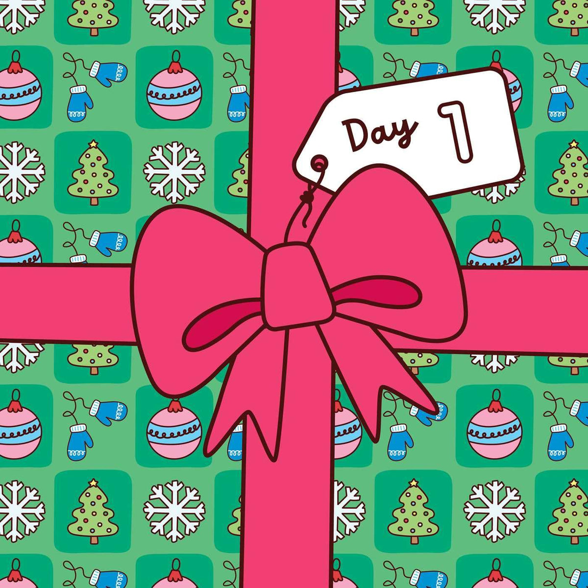 Advent Coloring- Happy Days