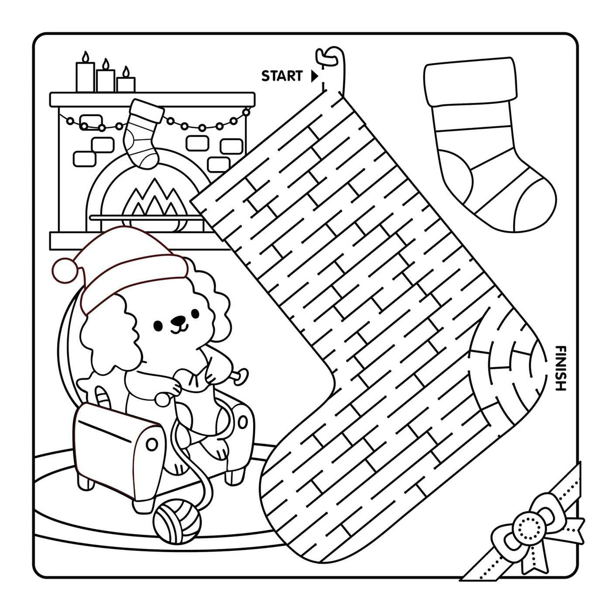 Advent Coloring- Happy Days
