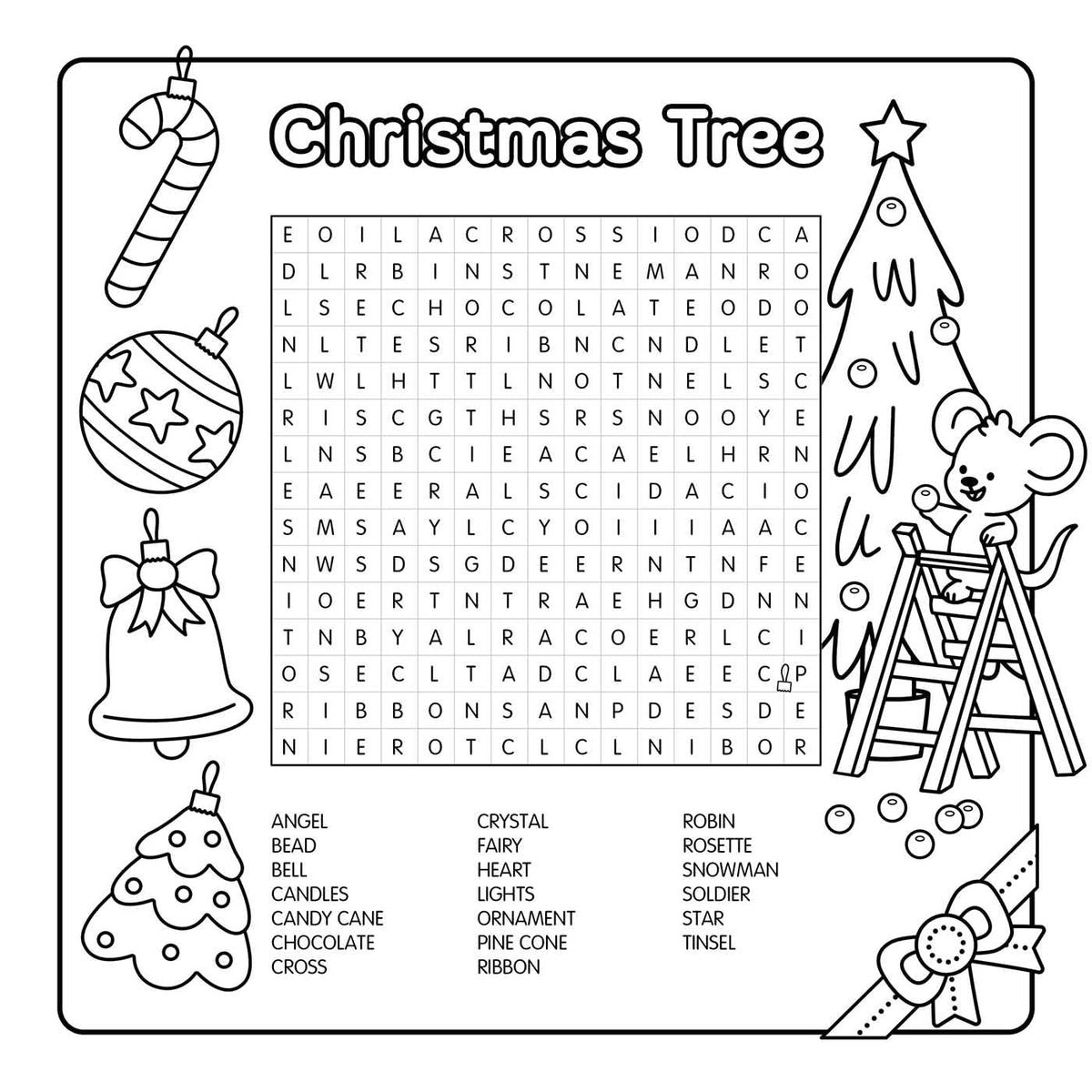 Advent Coloring- Happy Days
