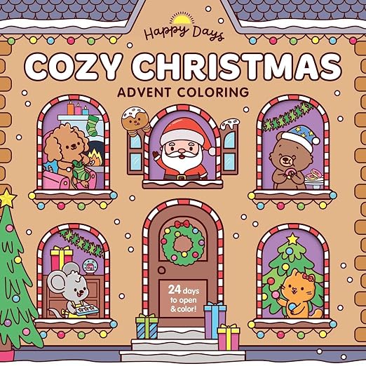 Advent Coloring- Happy Days