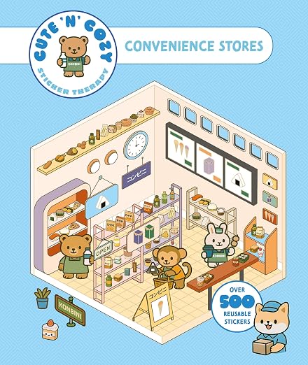 Cute N' Cozy Convenience Stores Sticker Therapy