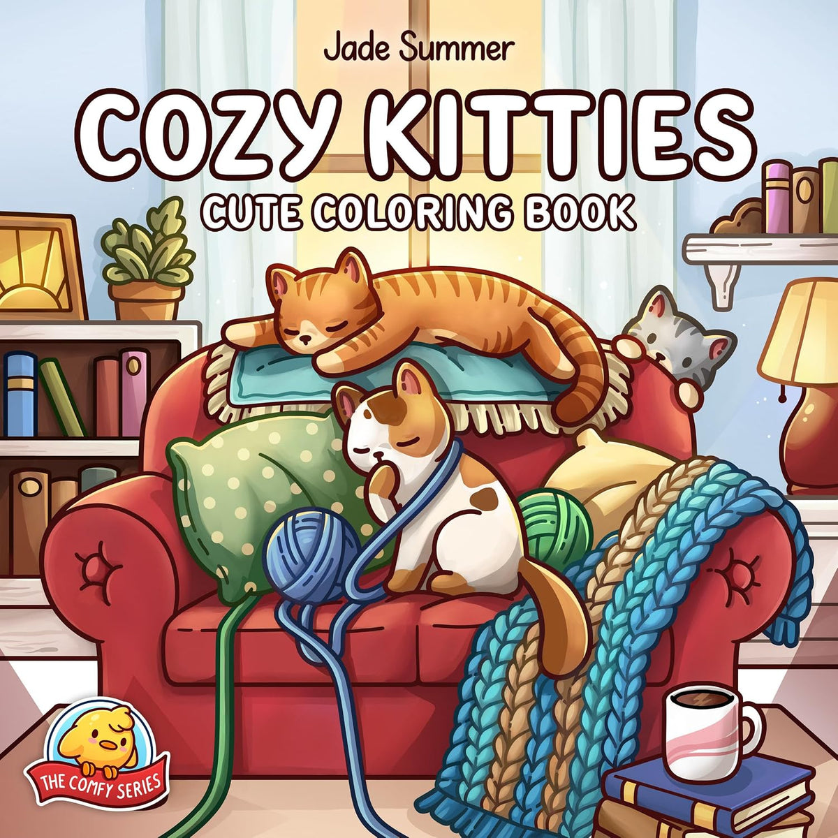 Pre OrderCozy Kitties: Cute Coloring Book Jade Summer