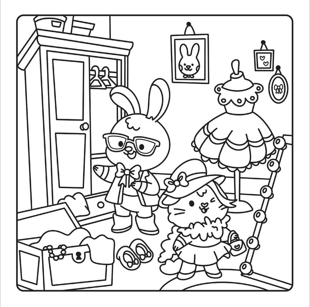 Cool Cuties Coloring Books con 10 Alcohol Markers