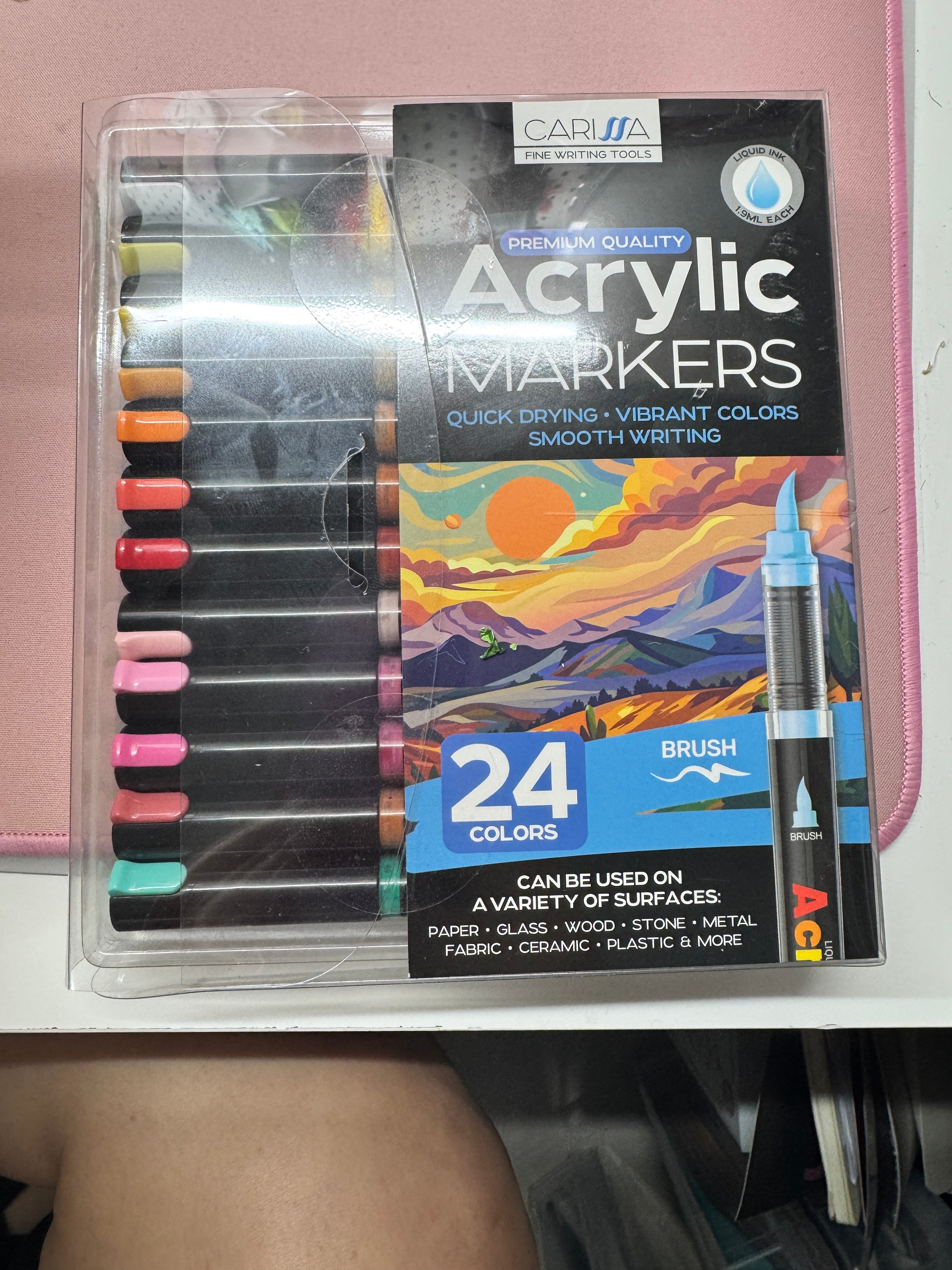 Acrylic Markers 24 Colores
