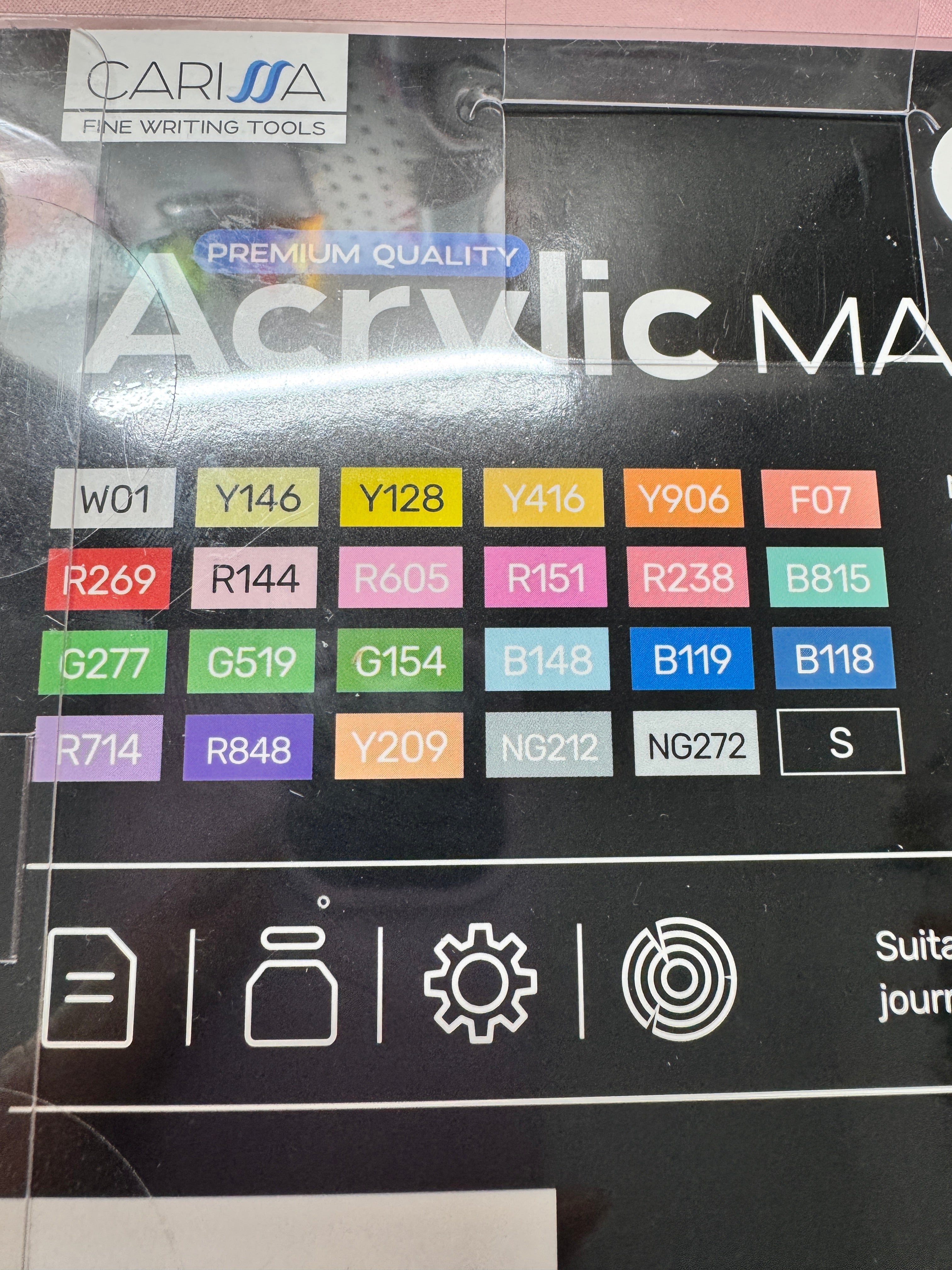 Acrylic Markers 24 Colores