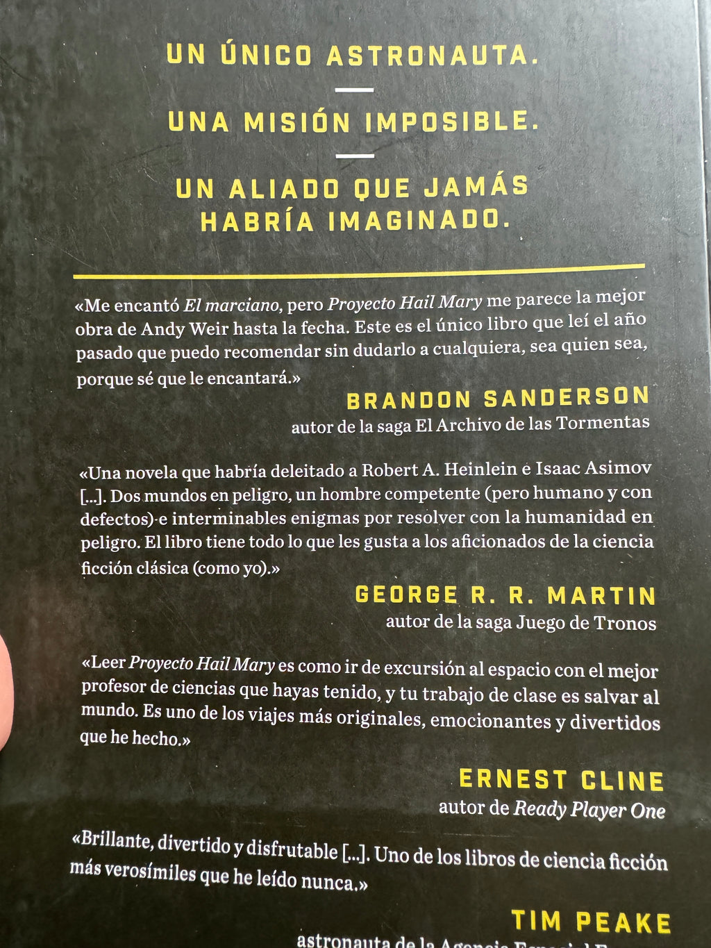 Proyecto Hail Mary-Andy Weir