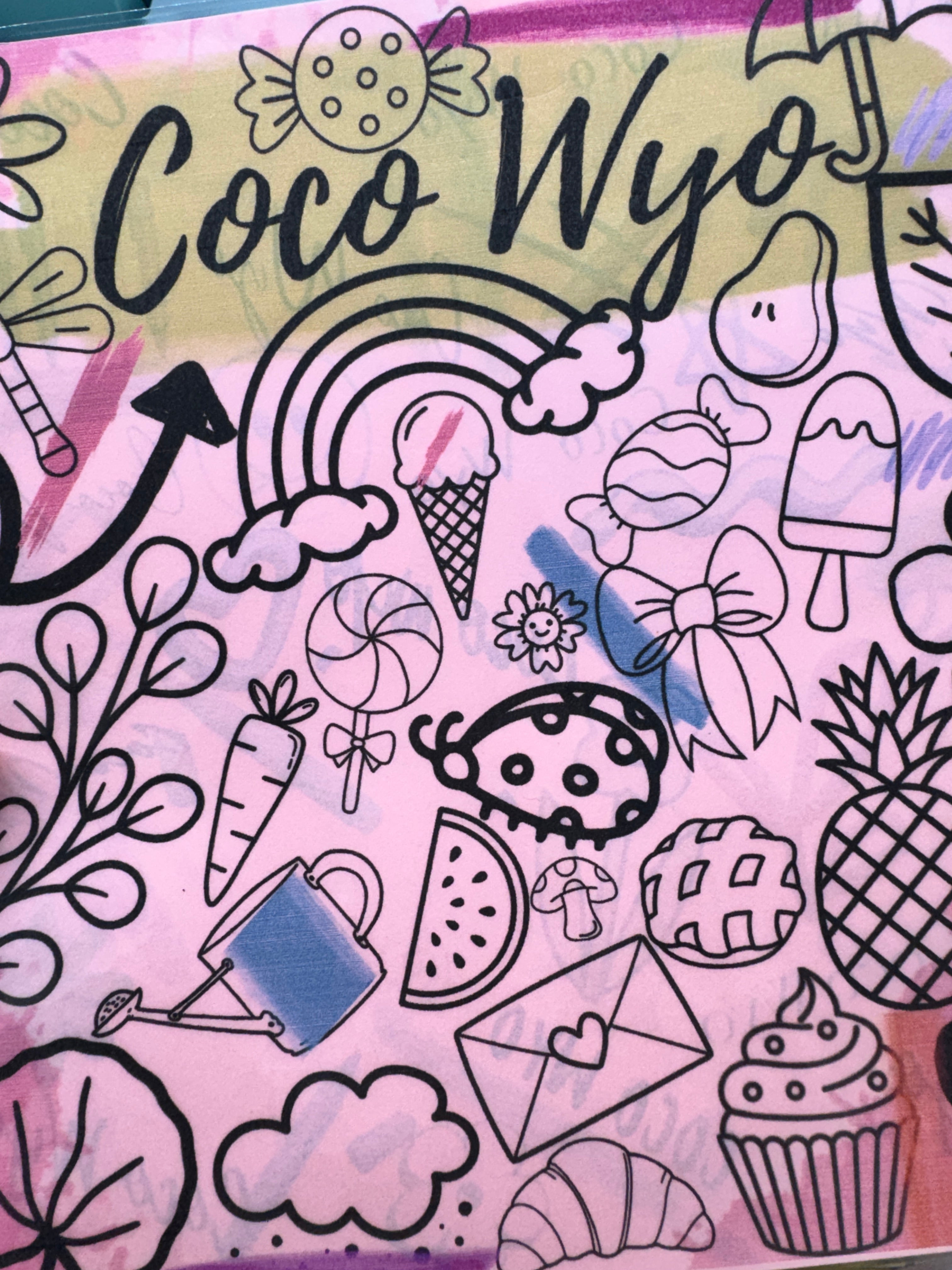 Laminated protector for Coloring Books