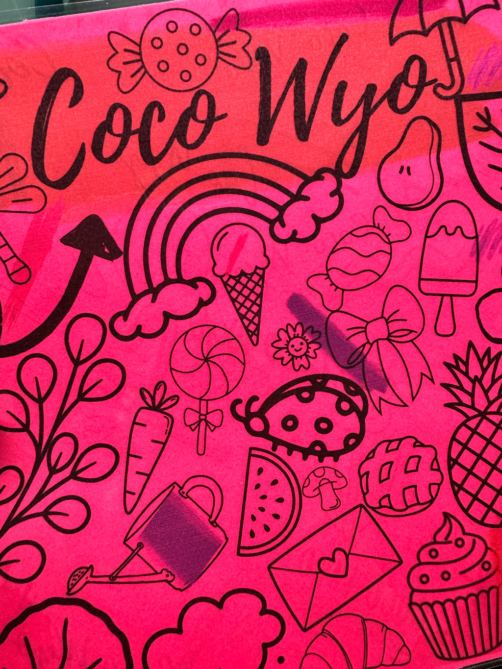 Laminated protector for Coloring Books