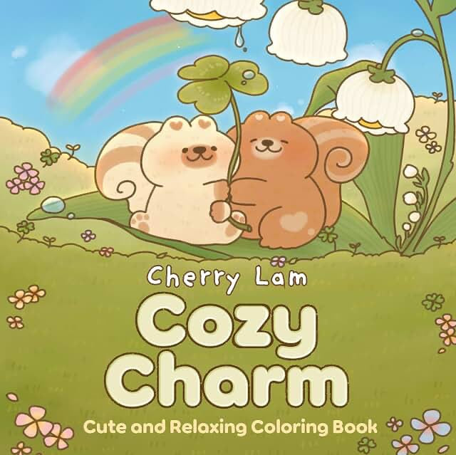 Cherry Lam Cute and  relaxing Coloring Book