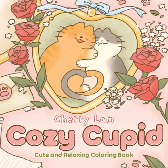 Cherry Lam Cute and  relaxing Coloring Book