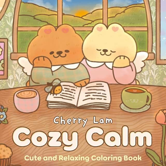 Cherry Lam Cute and  relaxing Coloring Book