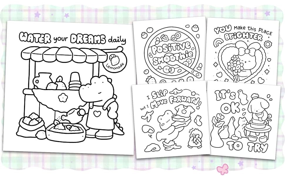 Cozy Vibes: Coloring Book for Adults and Kids-Coco Wyo